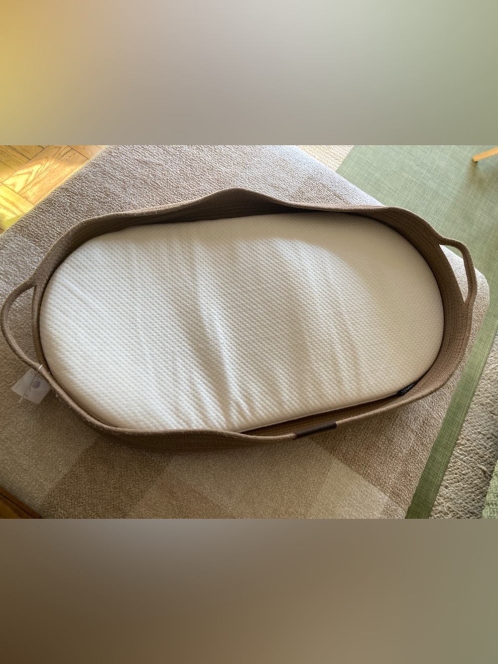 Yunioo Portable Baby Changing Basket, Brown